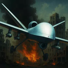 Drone attack: war drone games