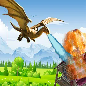 Dragon fly fire simulator 3D