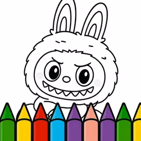 Cute Labubu Coloring Games