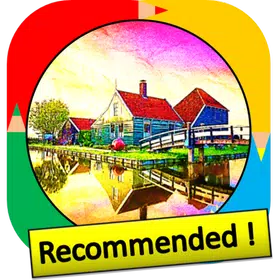 Color by Number – countryside