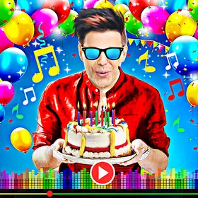 Birthday video maker with song