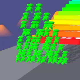 crowd run: stick battle