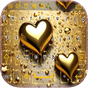 Gold Keyboard – Fonts & Emoji