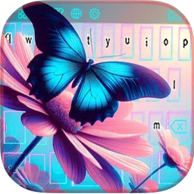 Blue Butterfly Themes & Emoji