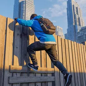 Going Up Parkour Rooftop Run