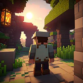 Da bé trai cho Minecraft