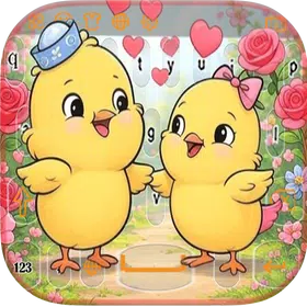 Cute Chicks in Love Theme