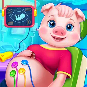 bác sĩ heo con & chăm sóc mẹ