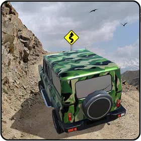 Off-road Army Jeep