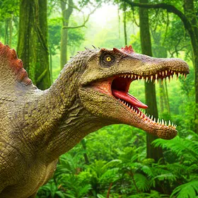 Hungry Spinosaurus